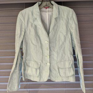 Laura Lebek Mint Green Blazer Size 10